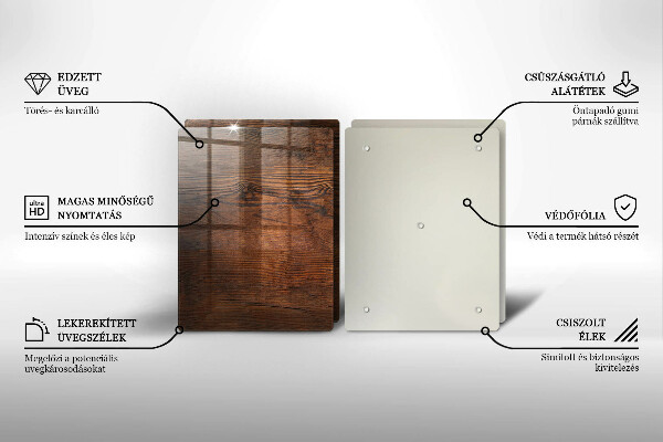 Deska do krojenia Ciemne drewno deska