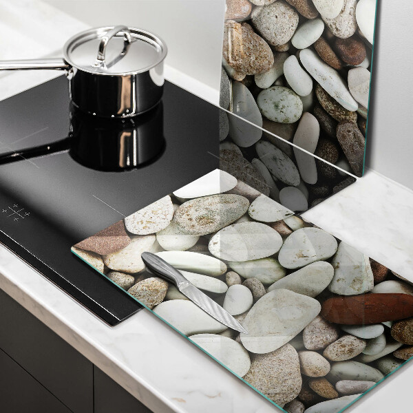 Deska do krojenia Tło małe kamienie