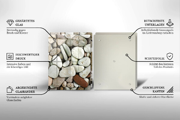 Deska do krojenia Tło małe kamienie