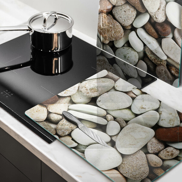 Deska do krojenia Tło małe kamienie