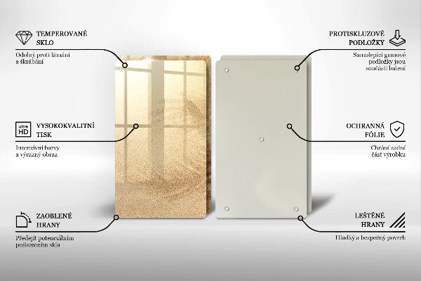 Deska do krojenia Plaża piasek wakacje