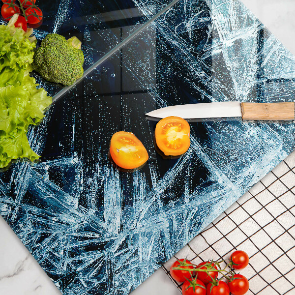 Deska do krojenia Struktura ostry lód