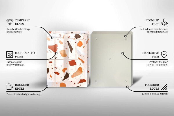 Deska do krojenia Dekoracyjny gres kamień