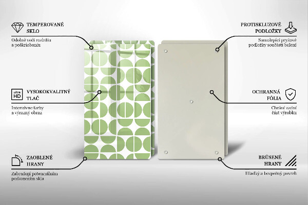 Deska do krojenia Wzór boho kształty