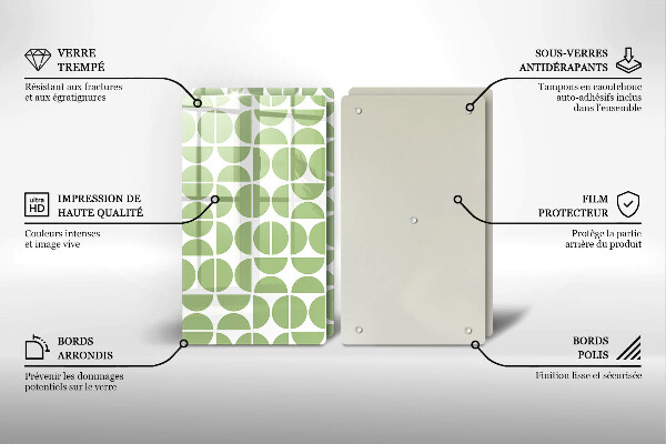 Deska do krojenia Wzór boho kształty