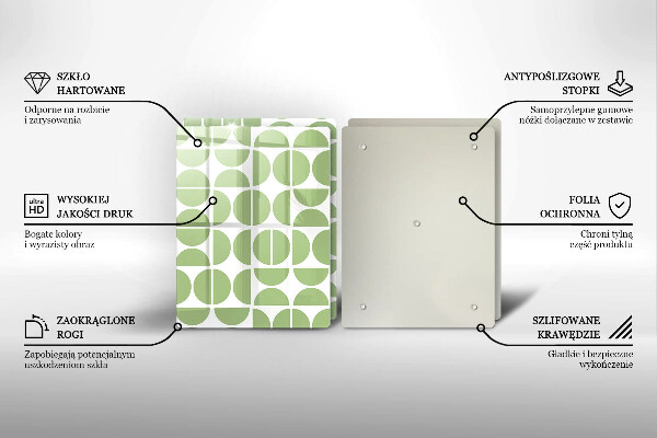 Deska do krojenia Wzór boho kształty