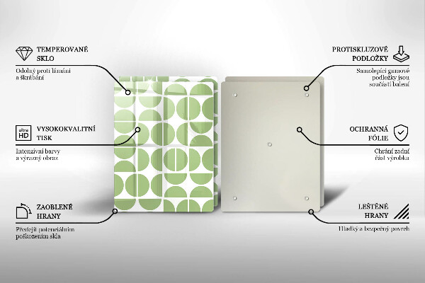 Deska do krojenia Wzór boho kształty