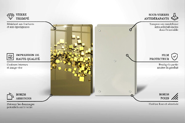 Deska do krojenia Abstrakcja geometria 3D