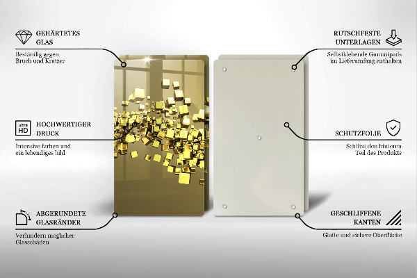 Deska do krojenia Abstrakcja geometria 3D