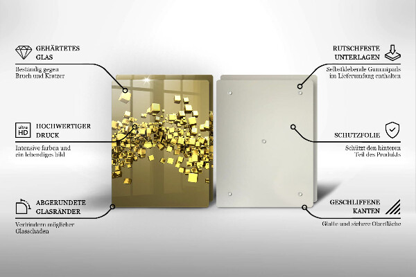 Deska do krojenia Abstrakcja geometria 3D