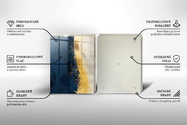 Deska do krojenia Abstrakcja złoto