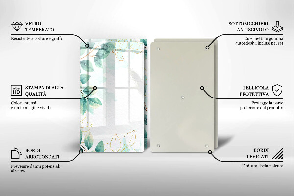 Deska do krojenia Malowane liście