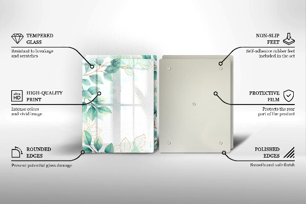 Deska do krojenia Malowane liście