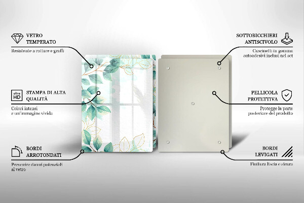 Deska do krojenia Malowane liście