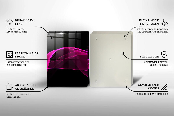 Deska do krojenia Różowa abstrakcja