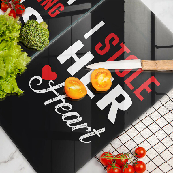 Deska do krojenia Napis, sentencja, wzór