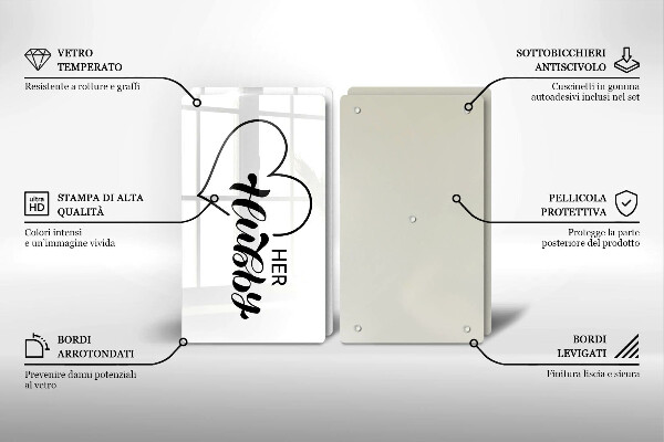 Deska do krojenia Napis, sentencja, wzór