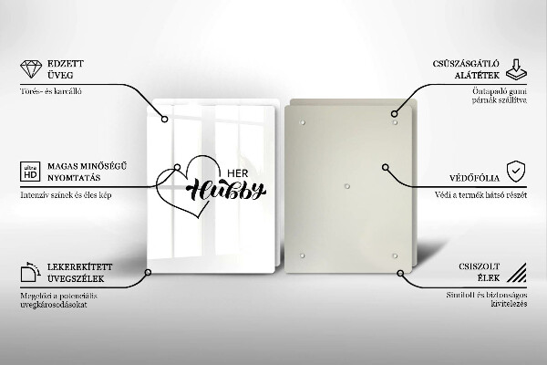 Deska do krojenia Napis, sentencja, wzór