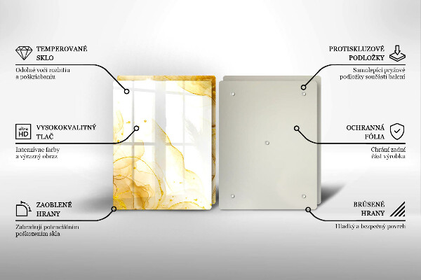 Deska do krojenia Złota abstrakcja