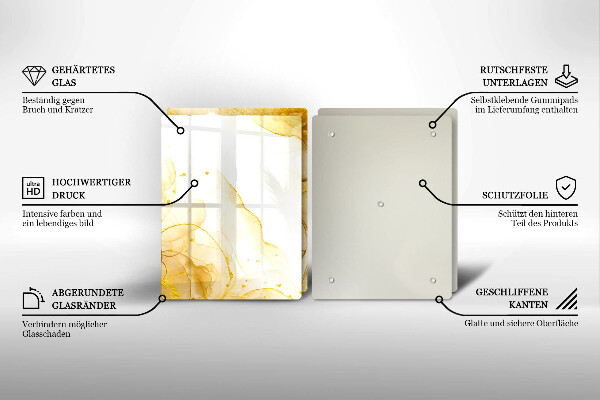 Deska do krojenia Złota abstrakcja