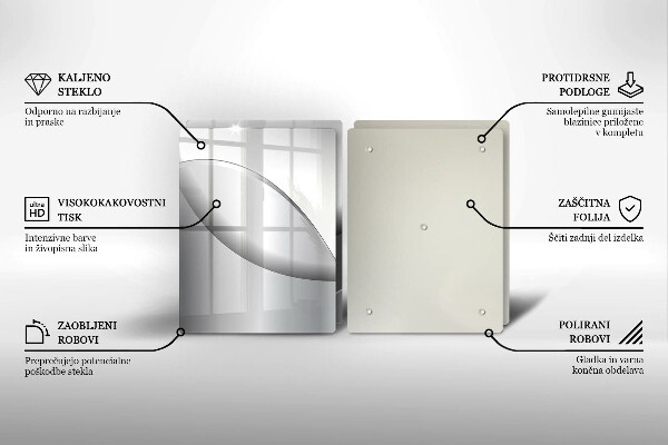 Deska do krojenia Abstrakcja linie design