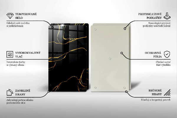 Deska do krojenia Czarny marmur