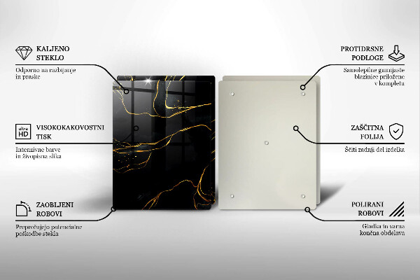 Deska do krojenia Czarny marmur