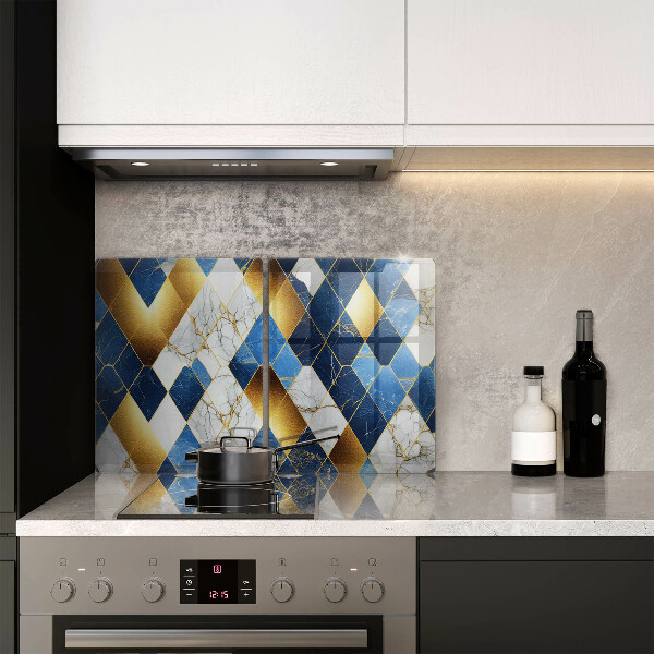 Deska do krojenia Złote romby marmur