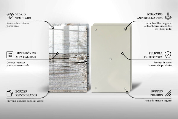 Deska do krojenia Jasna struktura drewna