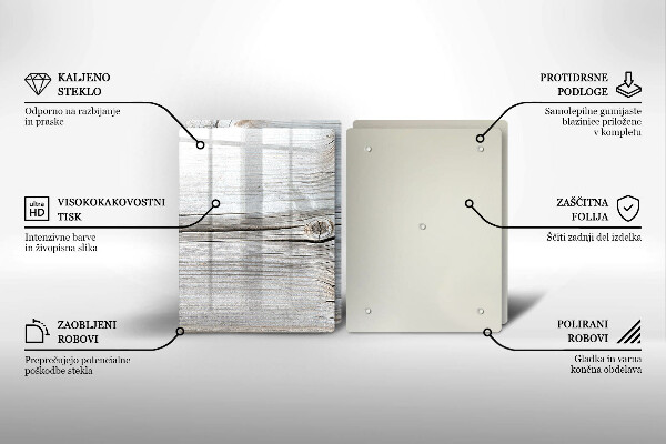 Deska do krojenia Jasna struktura drewna