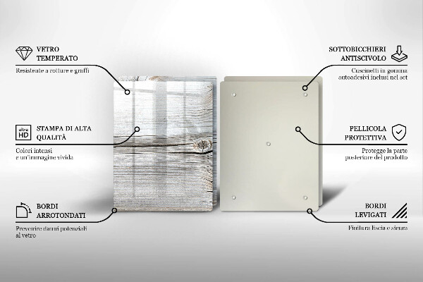 Deska do krojenia Jasna struktura drewna