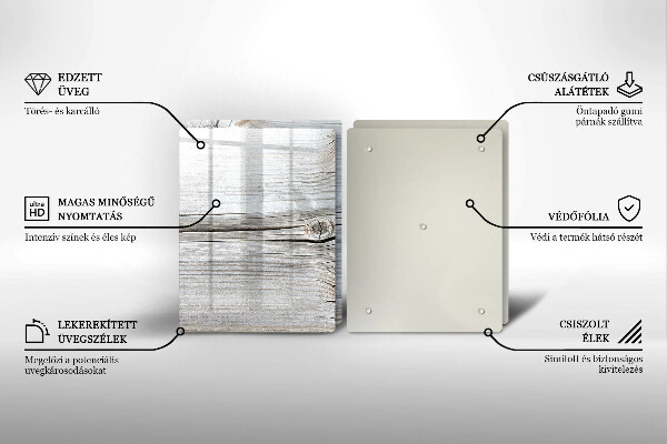 Deska do krojenia Jasna struktura drewna
