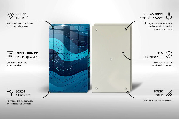 Deska do krojenia Abstrakcyjne fale