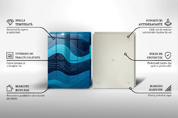 Deska do krojenia Abstrakcyjne fale