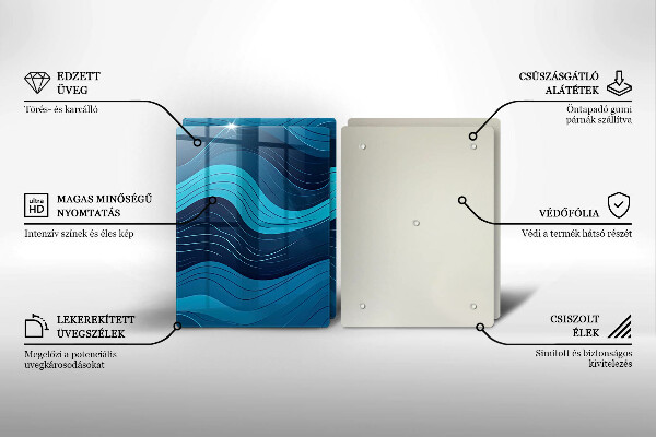 Deska do krojenia Abstrakcyjne fale