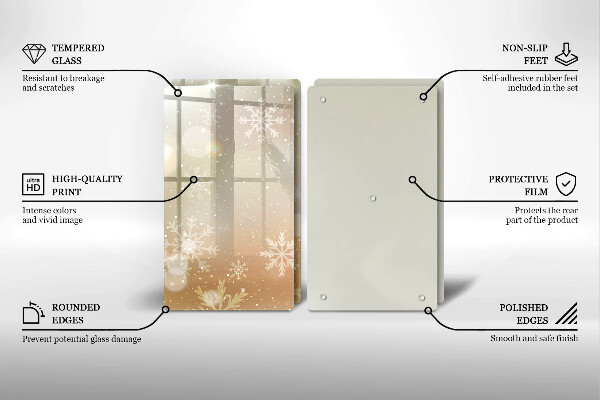 Deska do krojenia Płatki śniegu