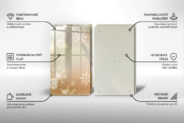 Deska do krojenia Płatki śniegu