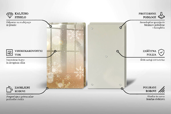 Deska do krojenia Płatki śniegu