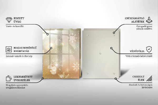 Deska do krojenia Płatki śniegu