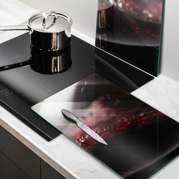 Deska do krojenia Czerwone wino kieliszek