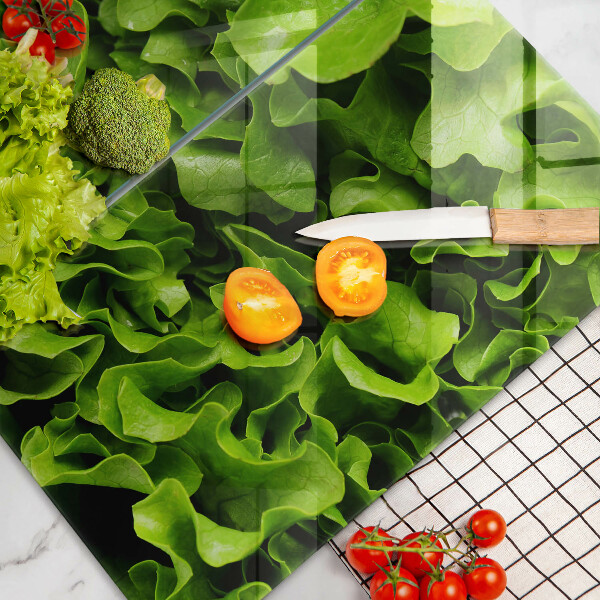 Deska do krojenia Zielone liście sałaty