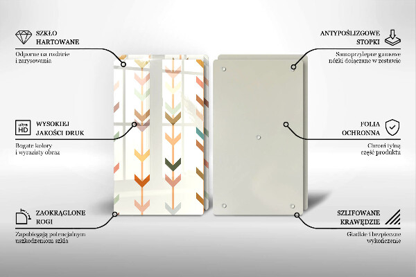 Deska do krojenia Elementy geometryczne