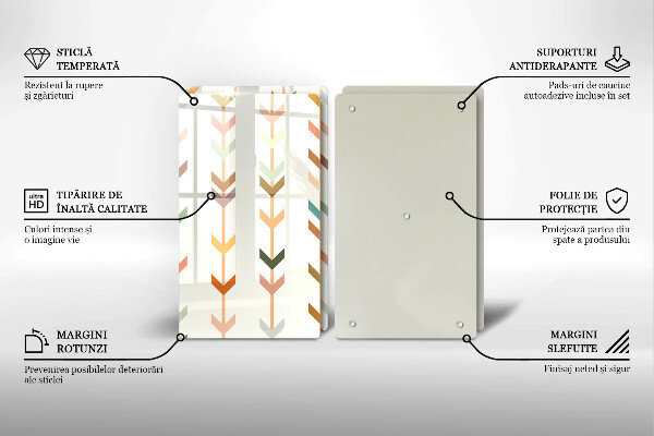 Deska do krojenia Elementy geometryczne