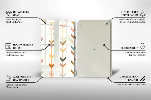 Deska do krojenia Elementy geometryczne