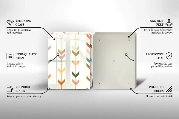 Deska do krojenia Elementy geometryczne