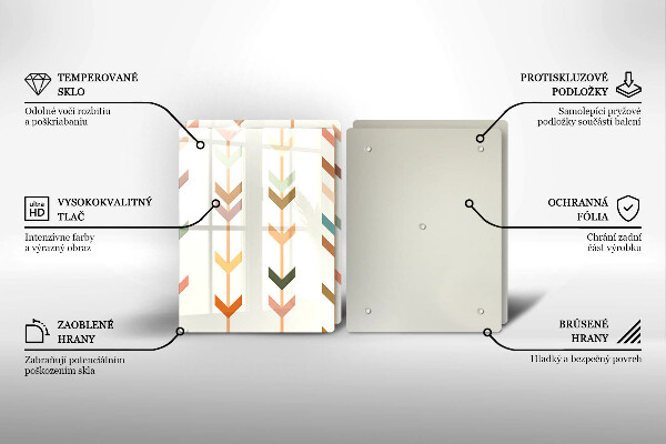 Deska do krojenia Elementy geometryczne