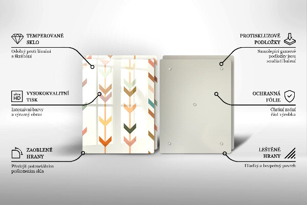 Deska do krojenia Elementy geometryczne