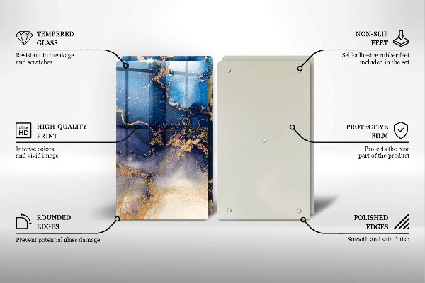 Deska do krojenia Marmurowa abstrakcja