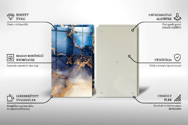 Deska do krojenia Marmurowa abstrakcja