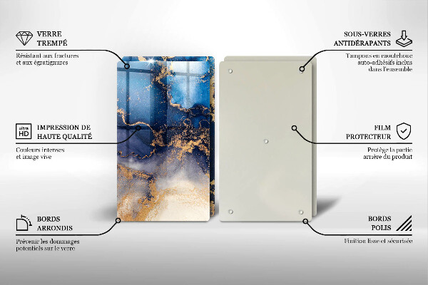 Deska do krojenia Marmurowa abstrakcja